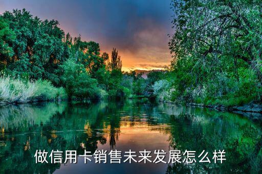 做信用卡銷(xiāo)售未來(lái)發(fā)展怎么樣