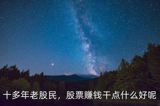 十多年老股民，股票賺錢干點什么好呢