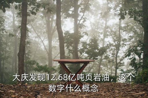大慶發(fā)現(xiàn)12.68億噸頁巖油，這個(gè)數(shù)字什么概念