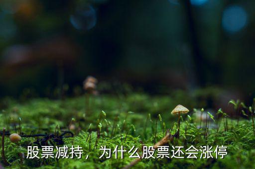 股票減持，為什么股票還會(huì)漲停
