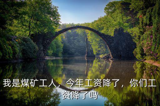 我是煤礦工人，今年工資降了，你們工資降了嗎