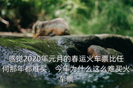感覺2020年元月的春運(yùn)火車票比任何那年都難買，今年為什么這么難買火車票