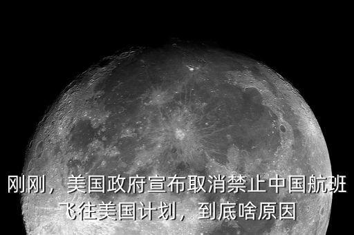 剛剛，美國(guó)政府宣布取消禁止中國(guó)航班飛往美國(guó)計(jì)劃，到底啥原因