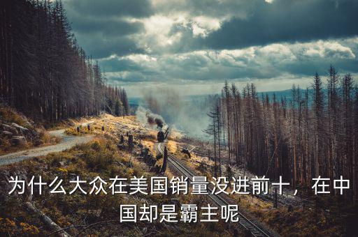 為什么大眾在美國銷量沒進(jìn)前十，在中國卻是霸主呢