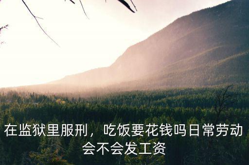 在監(jiān)獄里服刑，吃飯要花錢嗎日常勞動(dòng)會(huì)不會(huì)發(fā)工資