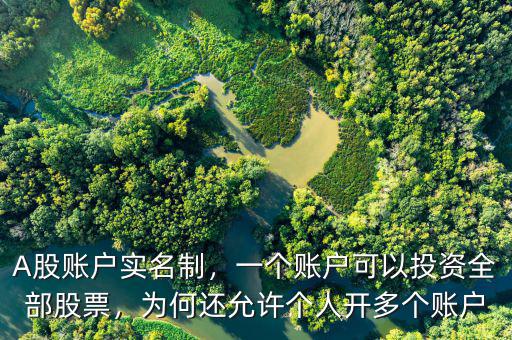 A股賬戶(hù)實(shí)名制，一個(gè)賬戶(hù)可以投資全部股票，為何還允許個(gè)人開(kāi)多個(gè)賬戶(hù)