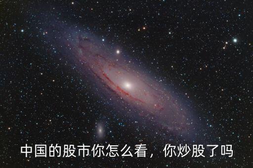 中國的股市你怎么看，你炒股了嗎