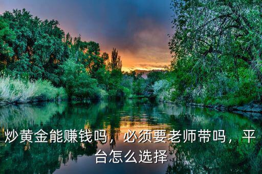 炒黃金能賺錢嗎，必須要老師帶嗎，平臺怎么選擇