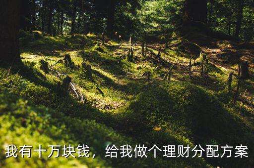 我有十萬(wàn)塊錢，給我做個(gè)理財(cái)分配方案