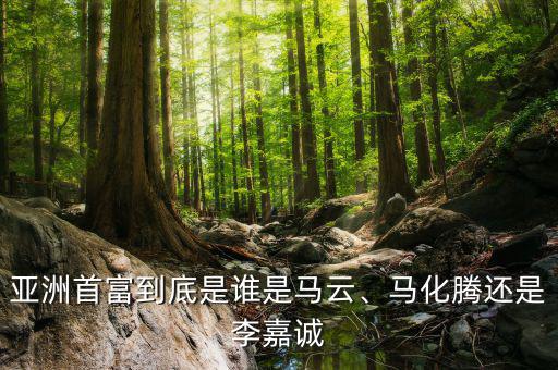 亞洲首富到底是誰是馬云、馬化騰還是李嘉誠(chéng)