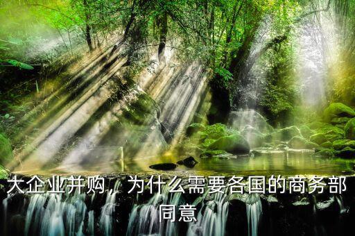 大企業(yè)并購，為什么需要各國的商務(wù)部同意