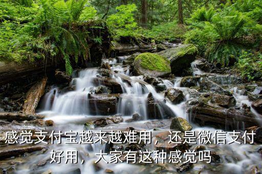 感覺支付寶越來越難用，還是微信支付好用，大家有這種感覺嗎