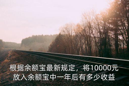 根據(jù)余額寶最新規(guī)定，將10000元放入余額寶中一年后有多少收益