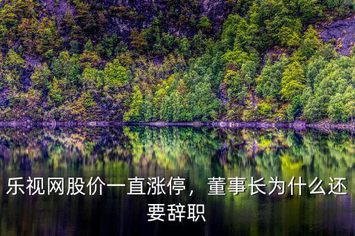 樂視網(wǎng)股價一直漲停，董事長為什么還要辭職
