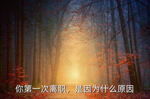 你第一次離職，是因為什么原因
