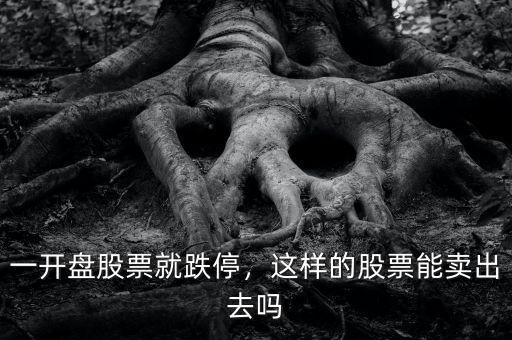開(kāi)盤(pán)就跌停怎么賣,一開(kāi)盤(pán)股票就跌停