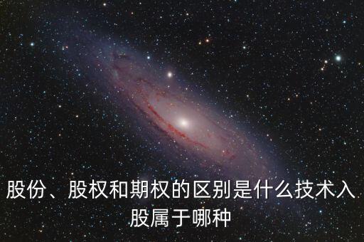 股份、股權(quán)和期權(quán)的區(qū)別是什么技術(shù)入股屬于哪種
