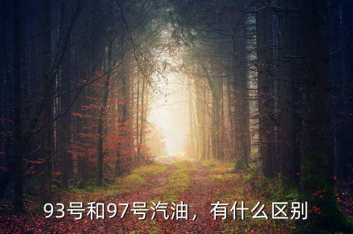 93號(hào)和97號(hào)汽油，有什么區(qū)別