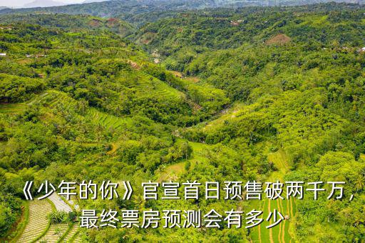 《少年的你》官宣首日預(yù)售破兩千萬(wàn)，最終票房預(yù)測(cè)會(huì)有多少