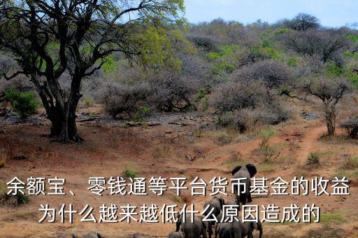 余額寶、零錢通等平臺貨幣基金的收益為什么越來越低什么原因造成的