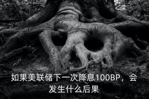 如果美聯(lián)儲下一次降息100BP，會發(fā)生什么后果