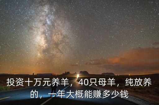 投資十萬(wàn)元養(yǎng)羊，40只母羊，純放養(yǎng)的，一年大概能賺多少錢