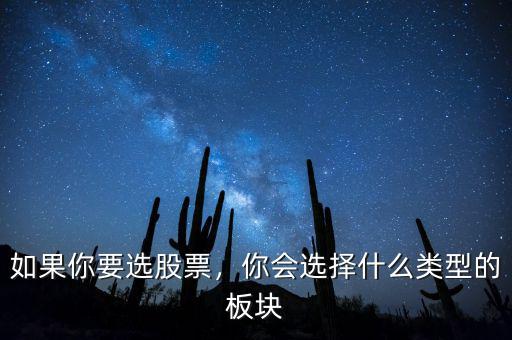 如果你要選股票，你會選擇什么類型的板塊