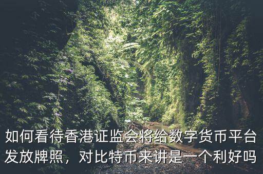如何看待香港證監(jiān)會將給數(shù)字貨幣平臺發(fā)放牌照，對比特幣來講是一個利好嗎