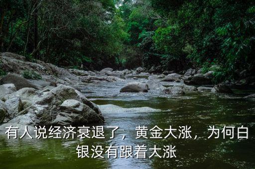 有人說經(jīng)濟(jì)衰退了，黃金大漲，為何白銀沒有跟著大漲