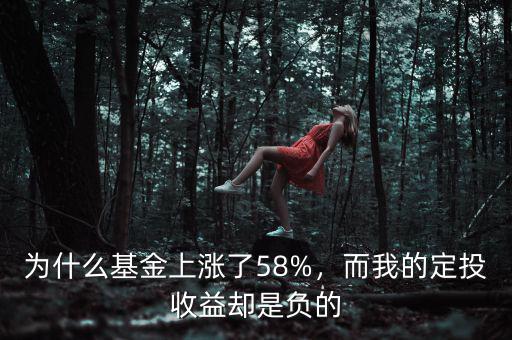 為什么基金上漲了58%，而我的定投收益卻是負的