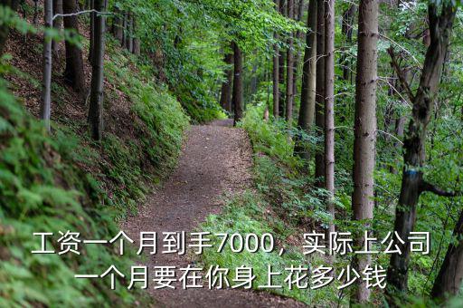 工資一個月到手7000，實際上公司一個月要在你身上花多少錢