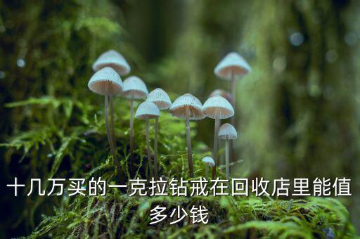 十幾萬(wàn)買(mǎi)的一克拉鉆戒在回收店里能值多少錢(qián)