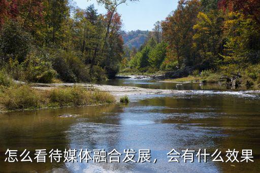 怎么看待媒體融合發(fā)展，會有什么效果