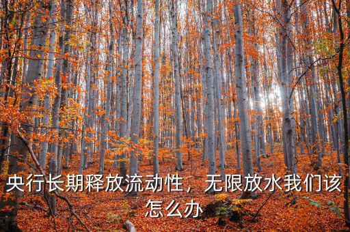 央行長期釋放流動(dòng)性，無限放水我們該怎么辦