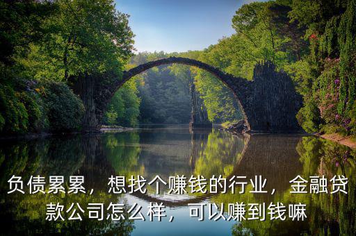 負債累累，想找個賺錢的行業(yè)，金融貸款公司怎么樣，可以賺到錢嘛