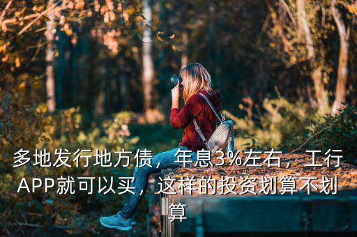 多地發(fā)行地方債，年息3%左右，工行APP就可以買，這樣的投資劃算不劃算