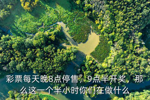 彩票每天晚8點停售，9點半開獎，那么這一個半小時你們在做什么