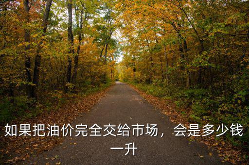 如果把油價完全交給市場，會是多少錢一升
