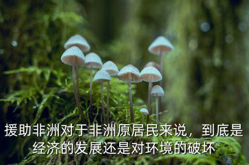 援助非洲對(duì)于非洲原居民來說，到底是經(jīng)濟(jì)的發(fā)展還是對(duì)環(huán)境的破壞