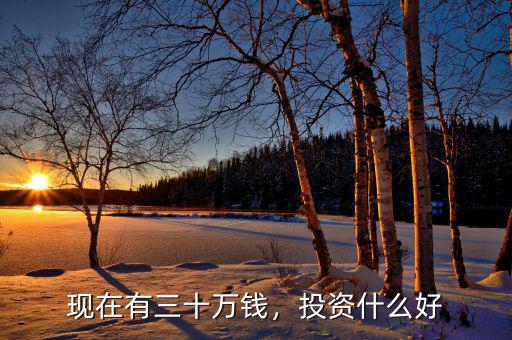 現(xiàn)在有三十萬錢，投資什么好