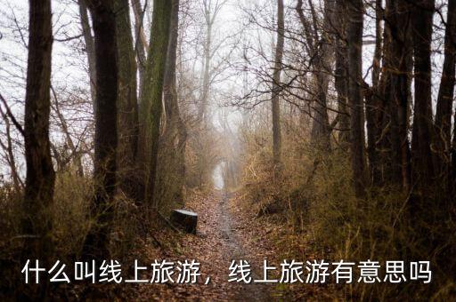 什么叫線上旅游，線上旅游有意思嗎