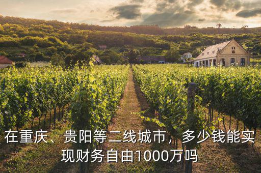 在重慶、貴陽(yáng)等二線城市，多少錢能實(shí)現(xiàn)財(cái)務(wù)自由1000萬(wàn)嗎