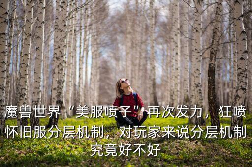 魔獸世界“美服噴子”再次發(fā)力，狂噴懷舊服分層機制，對玩家來說分層機制究竟好不好