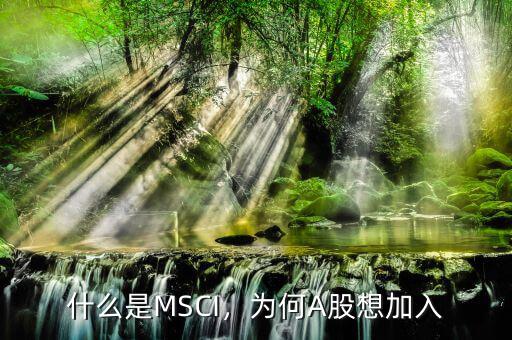 什么是MSCI，為何A股想加入
