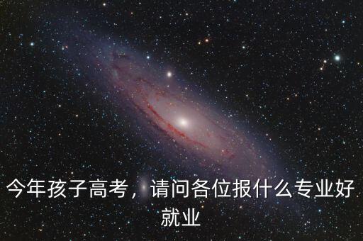 今年孩子高考，請問各位報什么專業(yè)好就業(yè)