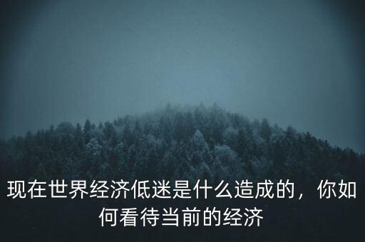 現(xiàn)在世界經(jīng)濟(jì)低迷是什么造成的，你如何看待當(dāng)前的經(jīng)濟(jì)