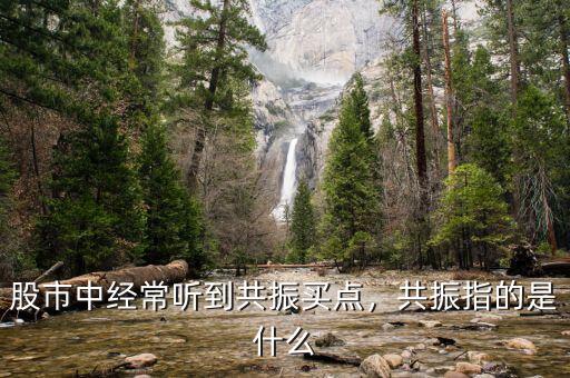 股市中經(jīng)常聽(tīng)到共振買(mǎi)點(diǎn)，共振指的是什么