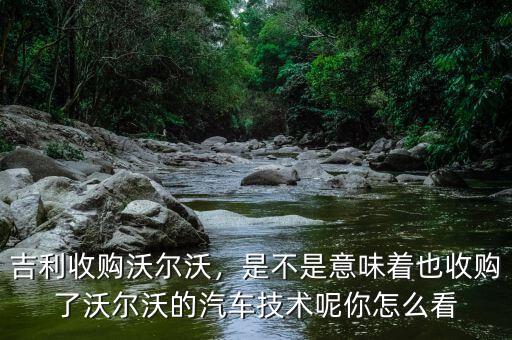 吉利收購沃爾沃，是不是意味著也收購了沃爾沃的汽車技術呢你怎么看
