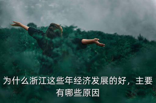 為什么浙江這些年經(jīng)濟發(fā)展的好，主要有哪些原因