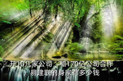 開10幾家公司，和170億公司合作，易建聯(lián)的身家有多少錢